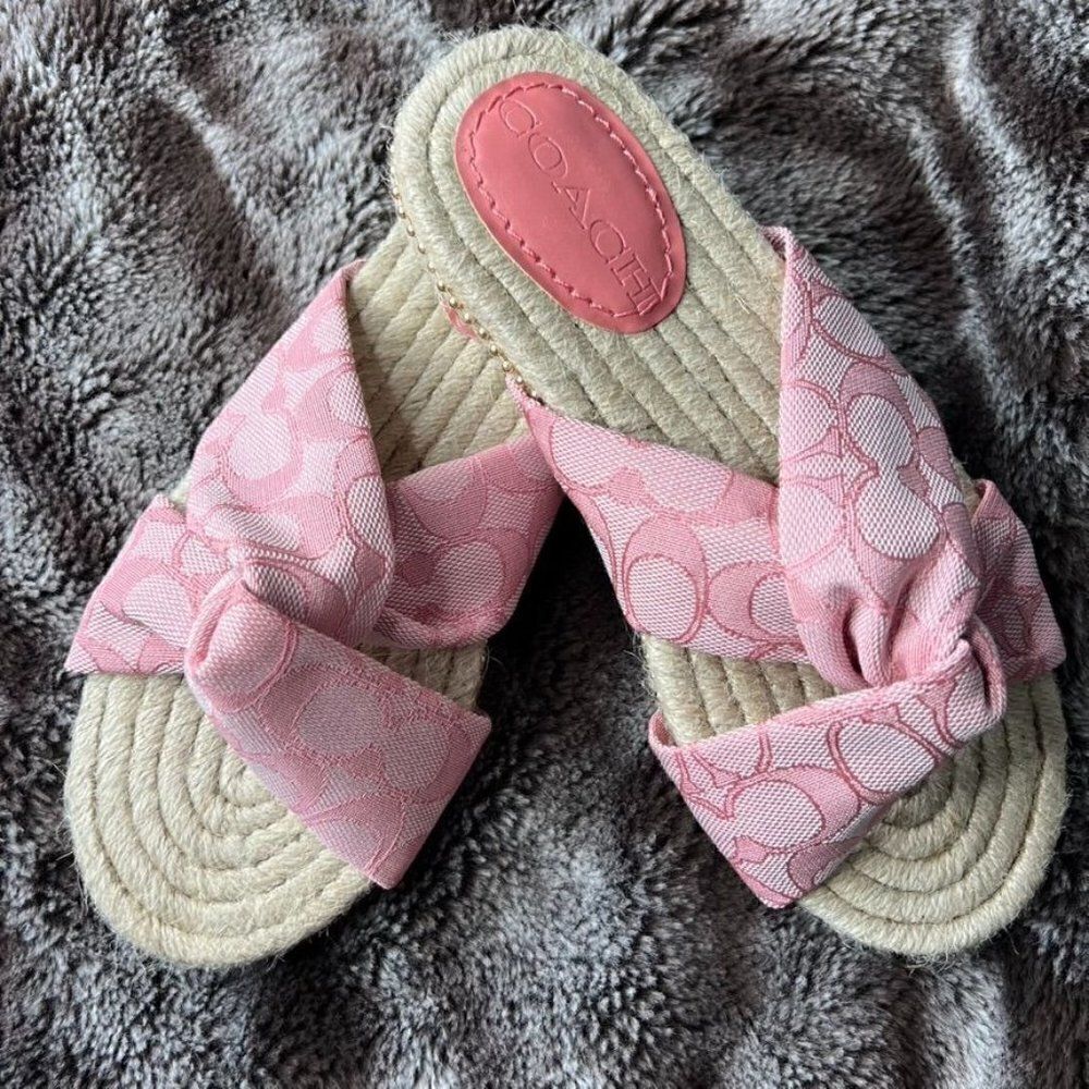 COACH Charli Espadrille Size 5.5 - Picture 6 of 8